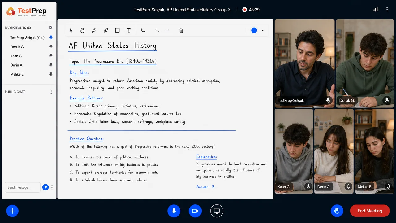 AP United States History — group lesson