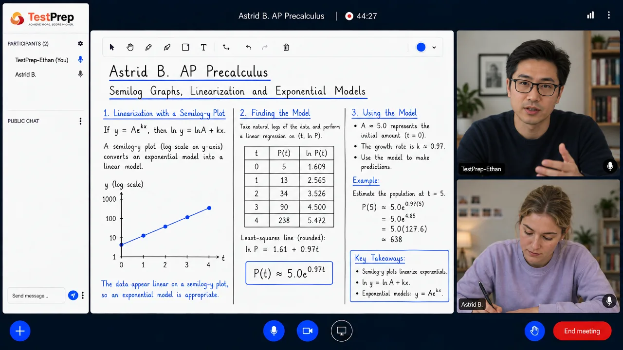 From a TestPrep AP Precalculus private lesson